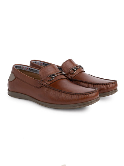 Carson  Buckle-Trimmed Loafers