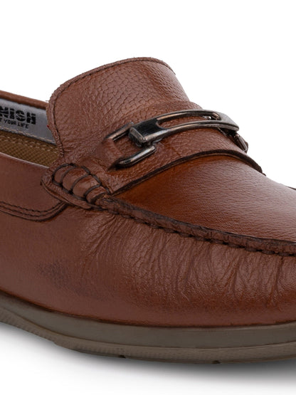 Carson  Buckle-Trimmed Loafers