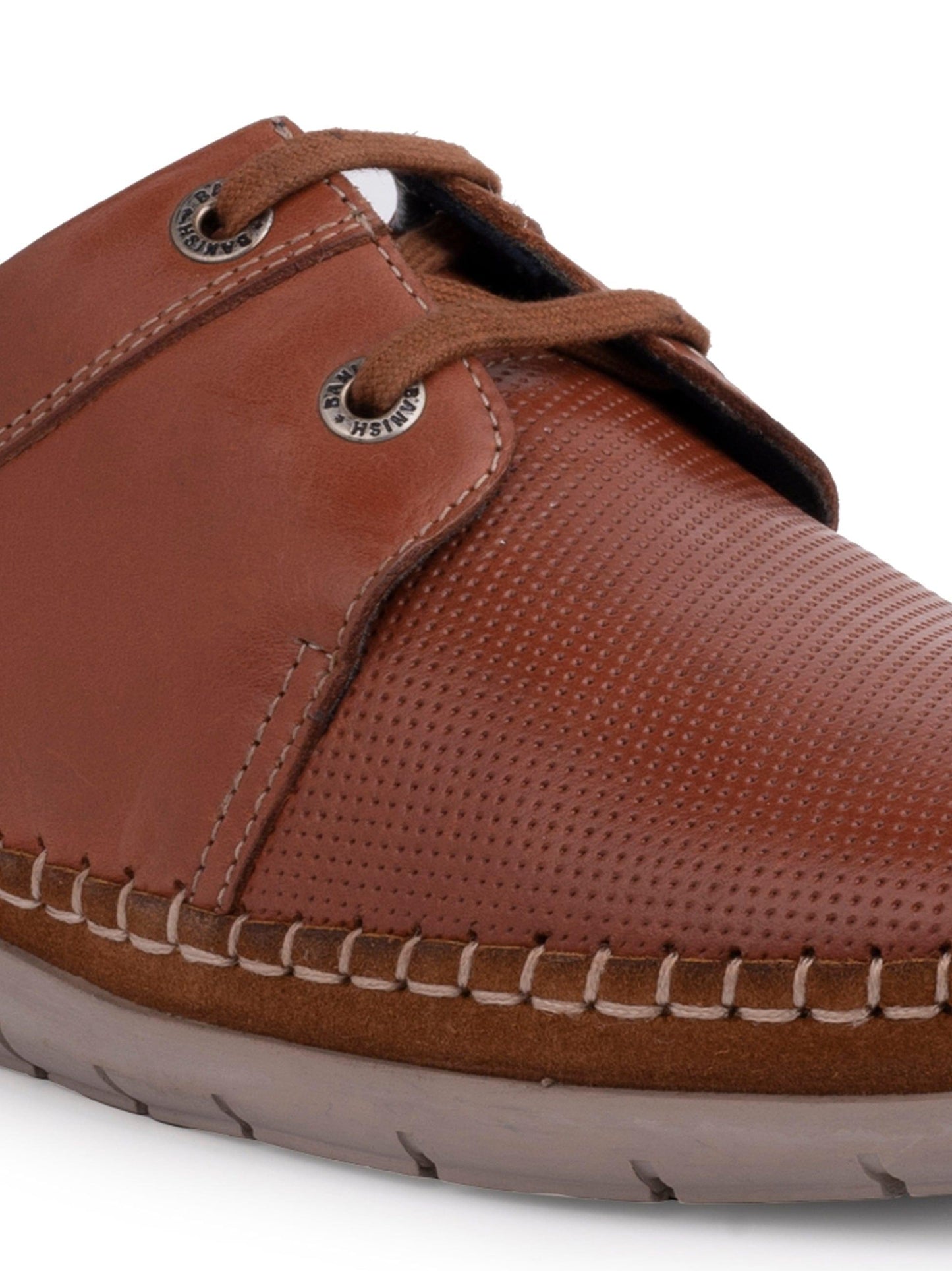 Andry Earth Brown Lace-Ups