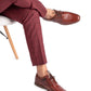 Mike Sepia Lace-Ups