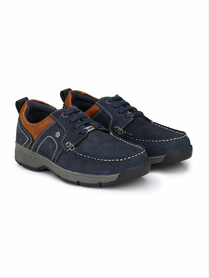 Vamos Denim Nubuck Lace-Ups