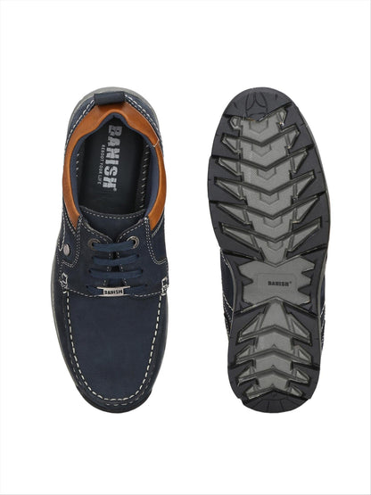 Vamos Denim Nubuck Lace-Ups