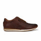 DARK TAN LEATHER SPORTS SNEAKERS