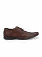 Banish Men's Brown Genuine Leather Derby Formal Shoes